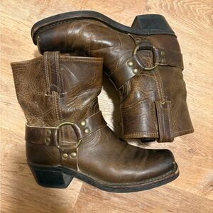 Frye Harness R8 Leather Boots